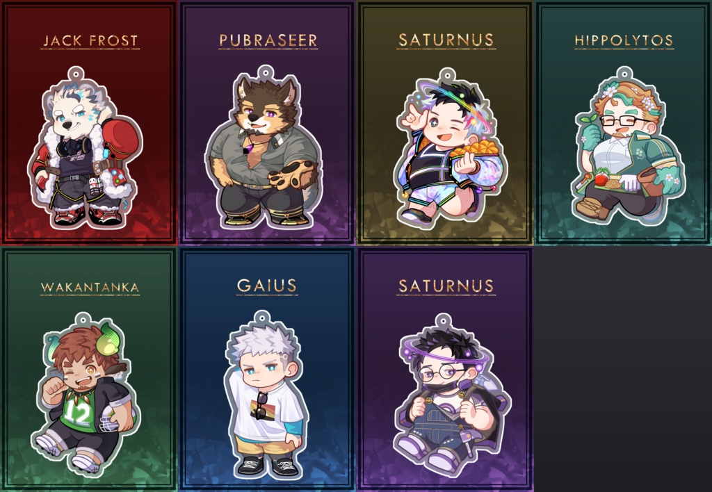 アクリルキーホルダー・ジャックフロスト