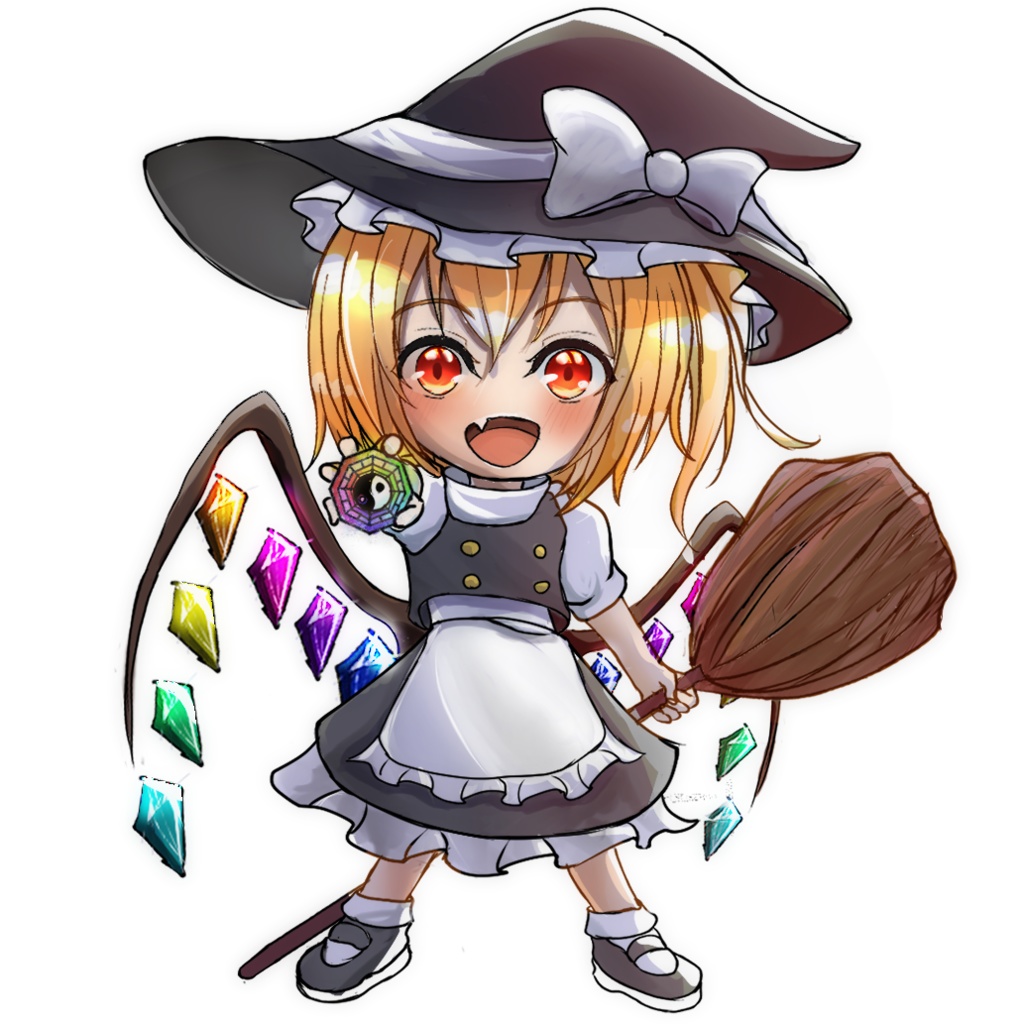 白黒の魔法少女