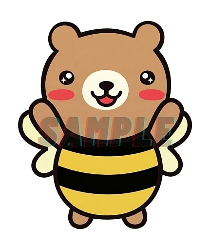 【beeanimal】#02:クマハチ(うれしい)