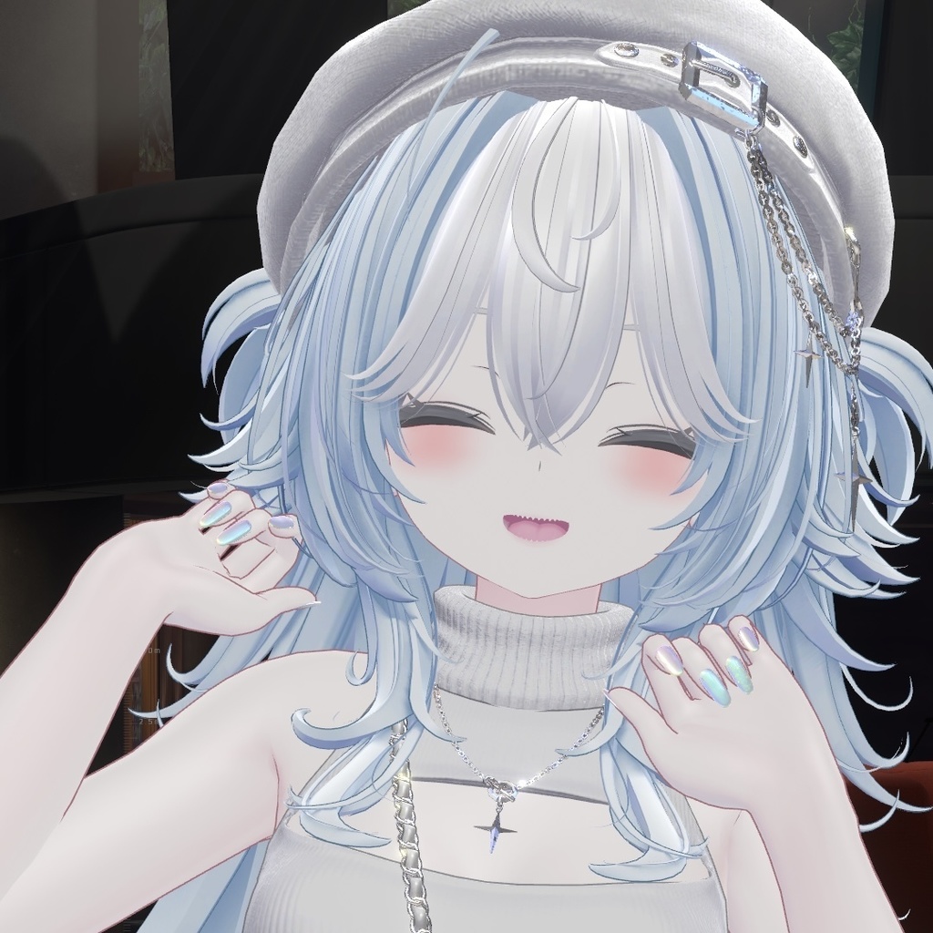 【簡単装着MA対応】【VRC想定】IrisDoropNail【ルルネ専用】