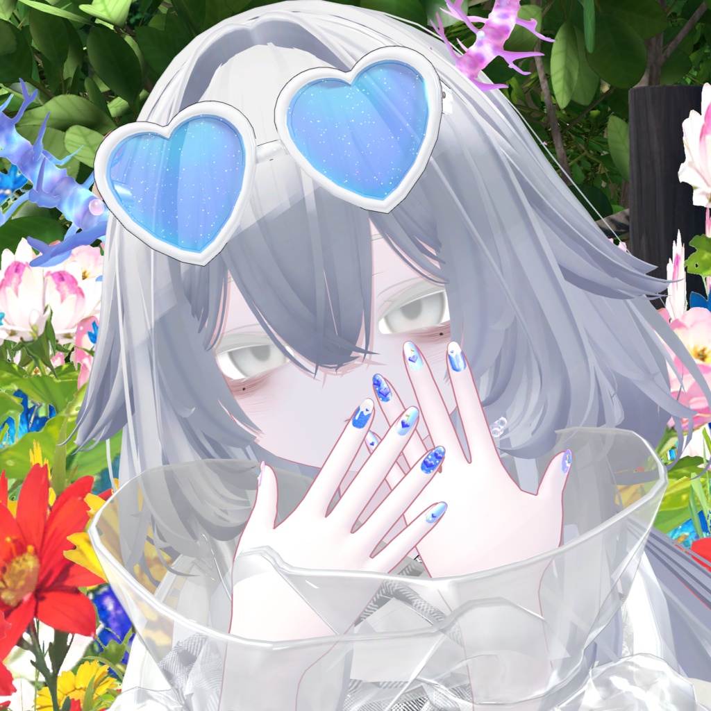 【簡単装着MA対応】CreamSodaNail【VRC想定】