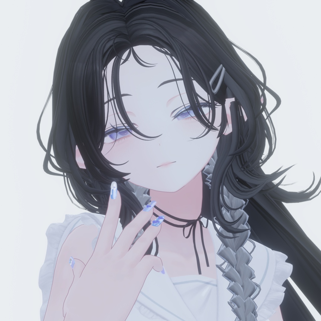 【簡単装着MA対応】CreamSodaNail【VRC想定】