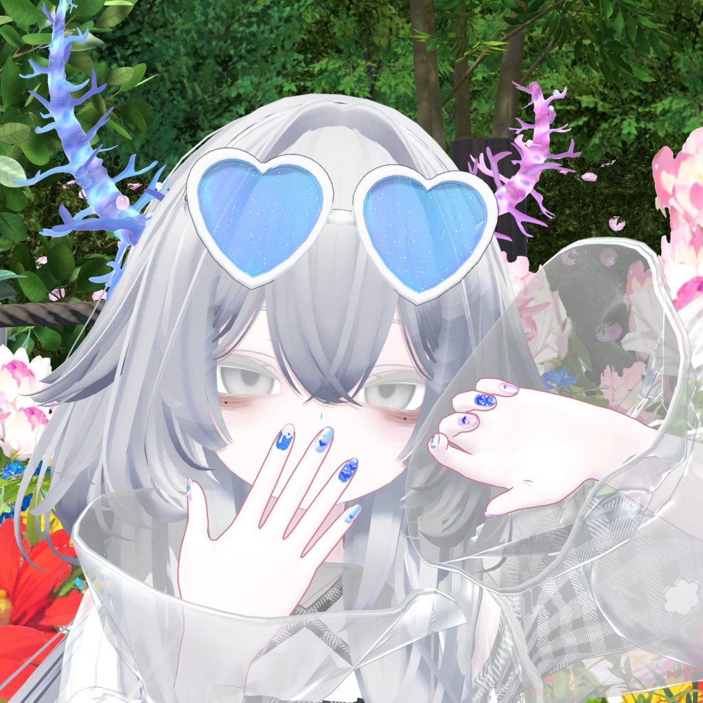 【簡単装着MA対応】CreamSodaNail【VRC想定】