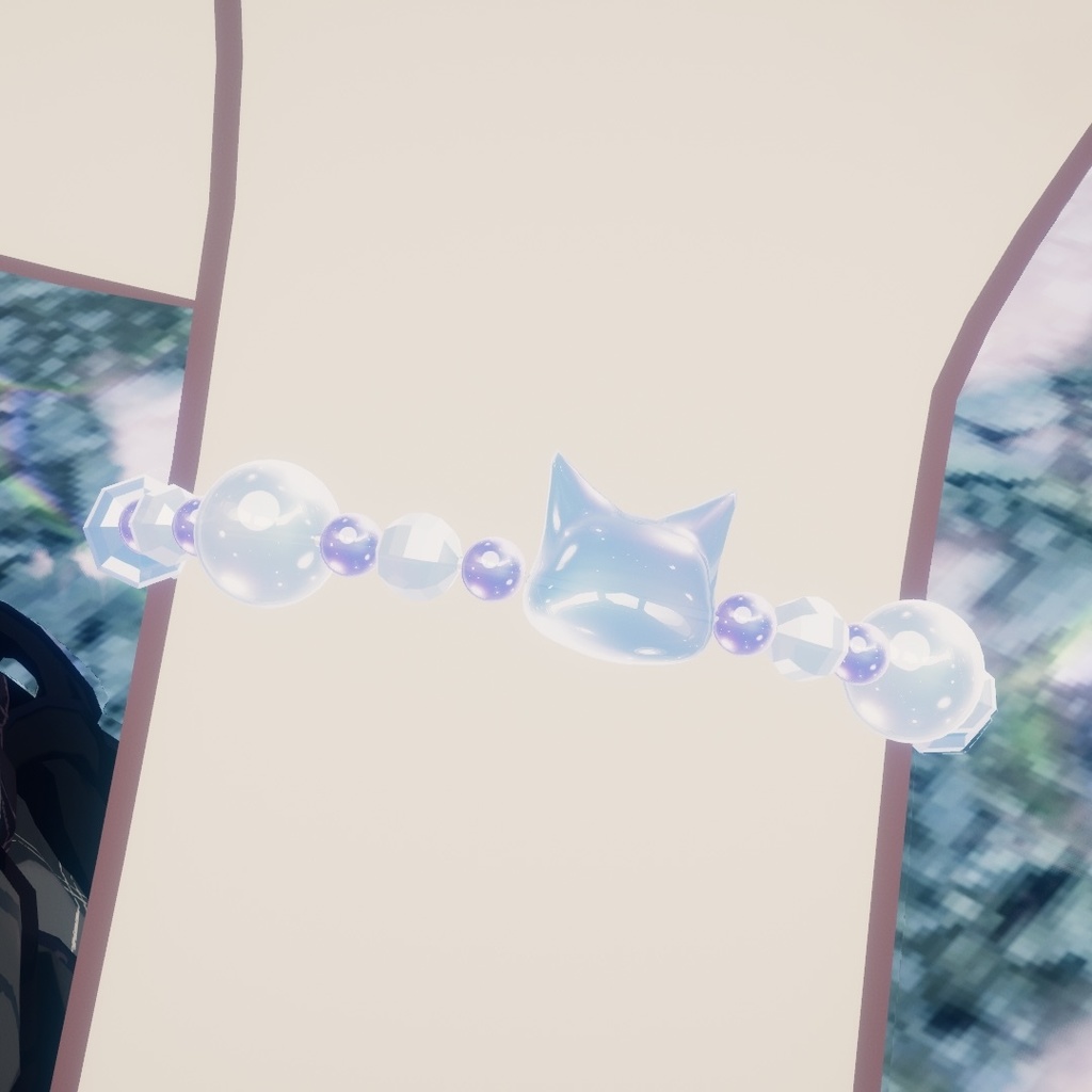 【MA対応】【VRC想定】Beads Nyamlette【キプフェル対応】【凡用アクセサリー】