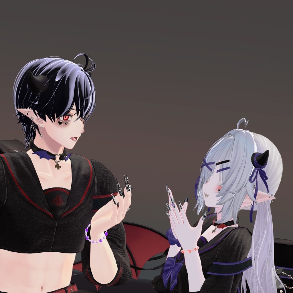 【MA対応】【VRC想定】Beads Nyamlette【キプフェル対応】【凡用アクセサリー】