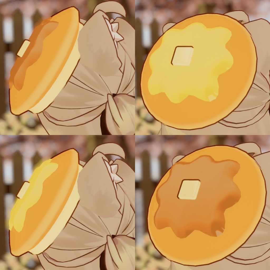 【MA対応】【VRC想定】パンケーキベレー【キプフェル対応】【セミ対応】