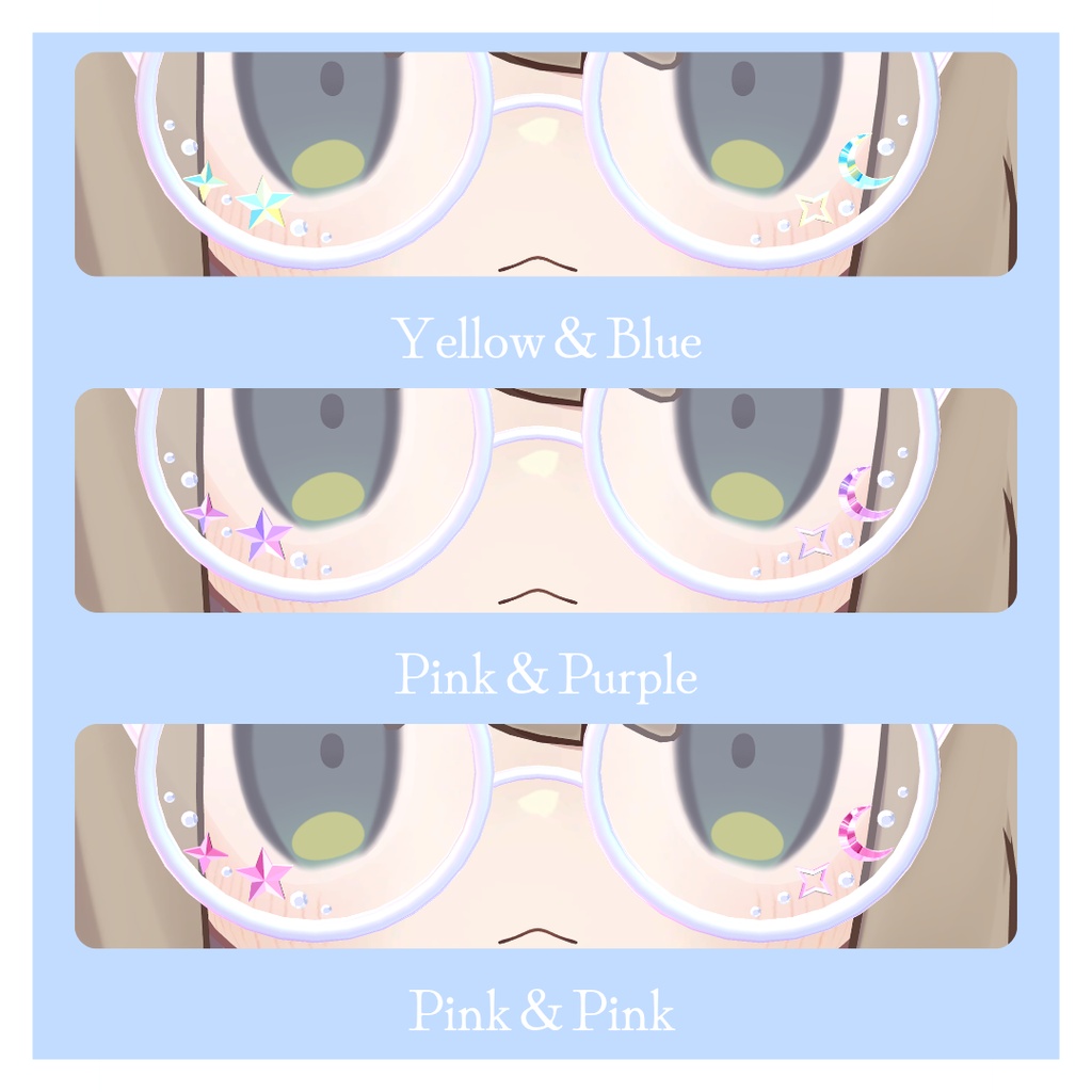 ✨️販売開始半額セール✨️TwinkleGlass✨️汎用アクセ✨️MA対応✨️