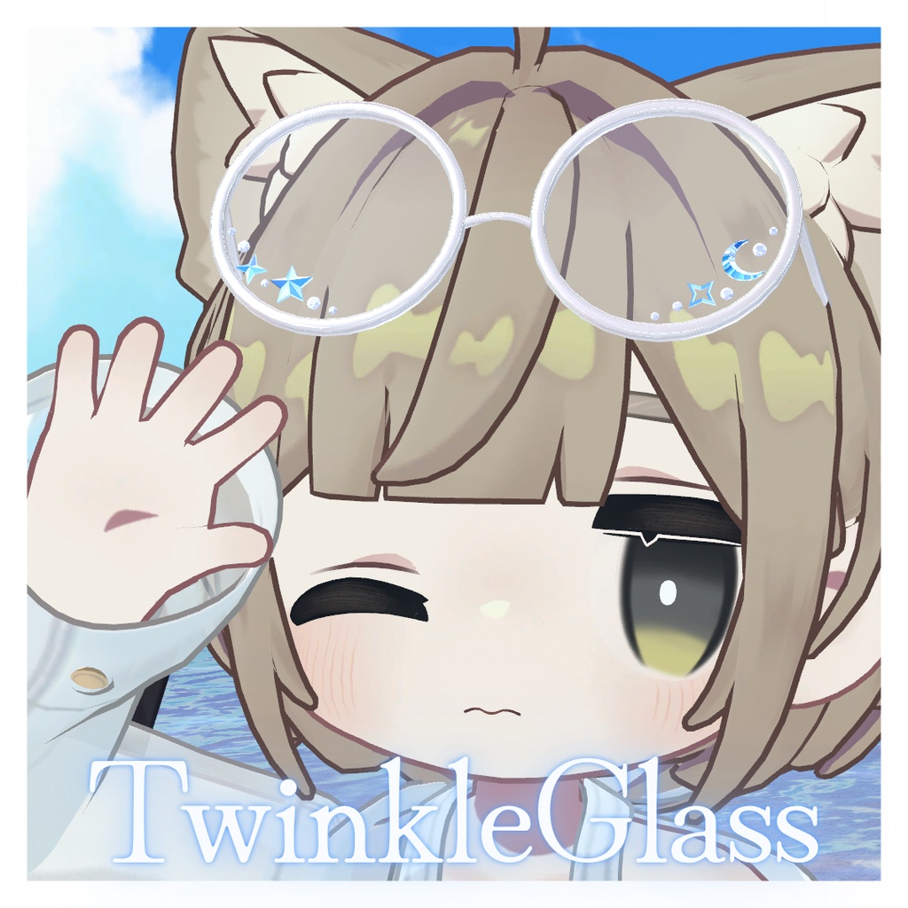 ✨️販売開始半額セール✨️TwinkleGlass✨️汎用アクセ✨️MA対応✨️