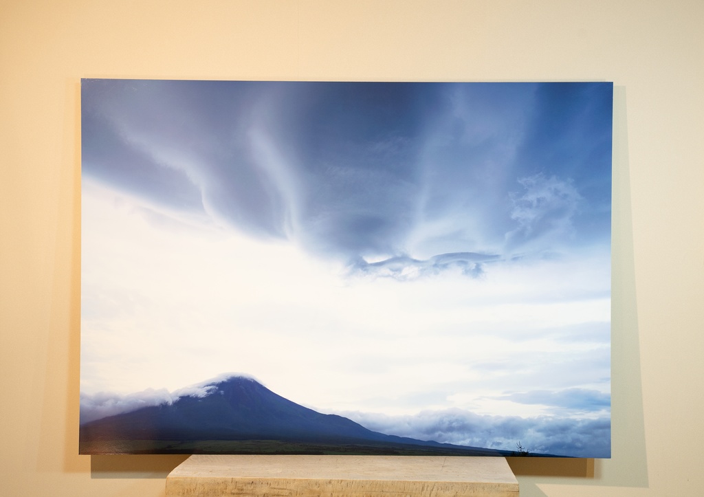 「富士龍 Dragon of Fuji」 アルミ複合版パネル A0 (841×1189) 2019年作成