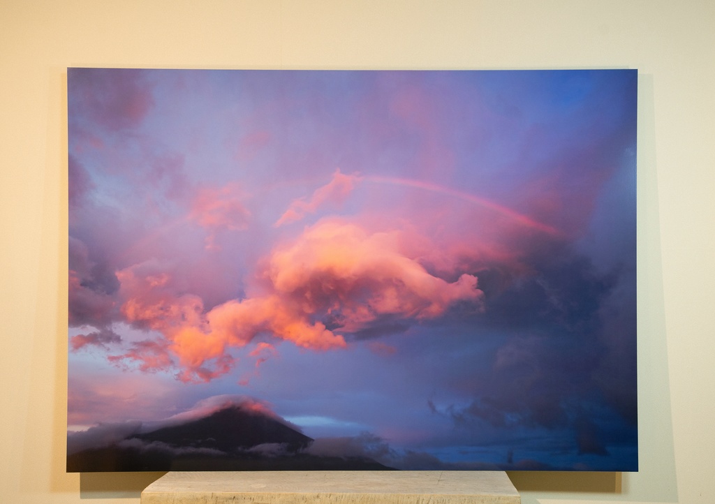 「はじまりの虹 Rainbow of the beginning」 アルミ複合版パネル A0 (841×1189) 2019年作成