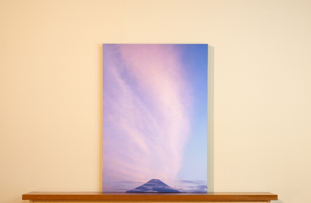 「暮れ衣 Shawl of twilight」 木製パネル A2(420×594)2019年作成