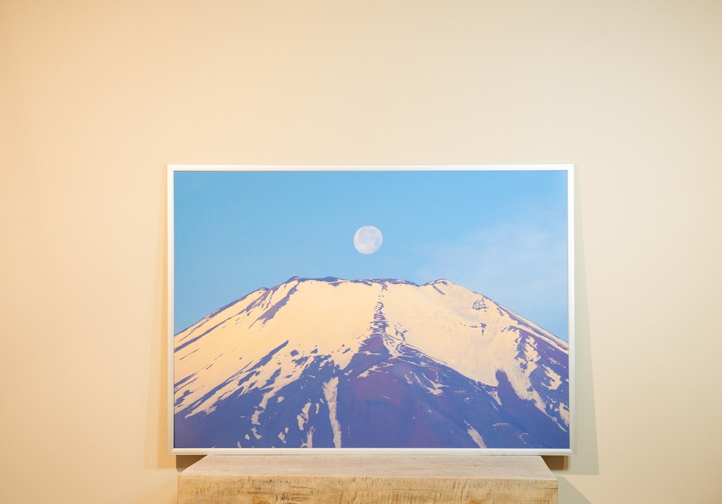 「吹上moon floating moon」 アルミフレーム A1 (841X594mm) 2017年作成