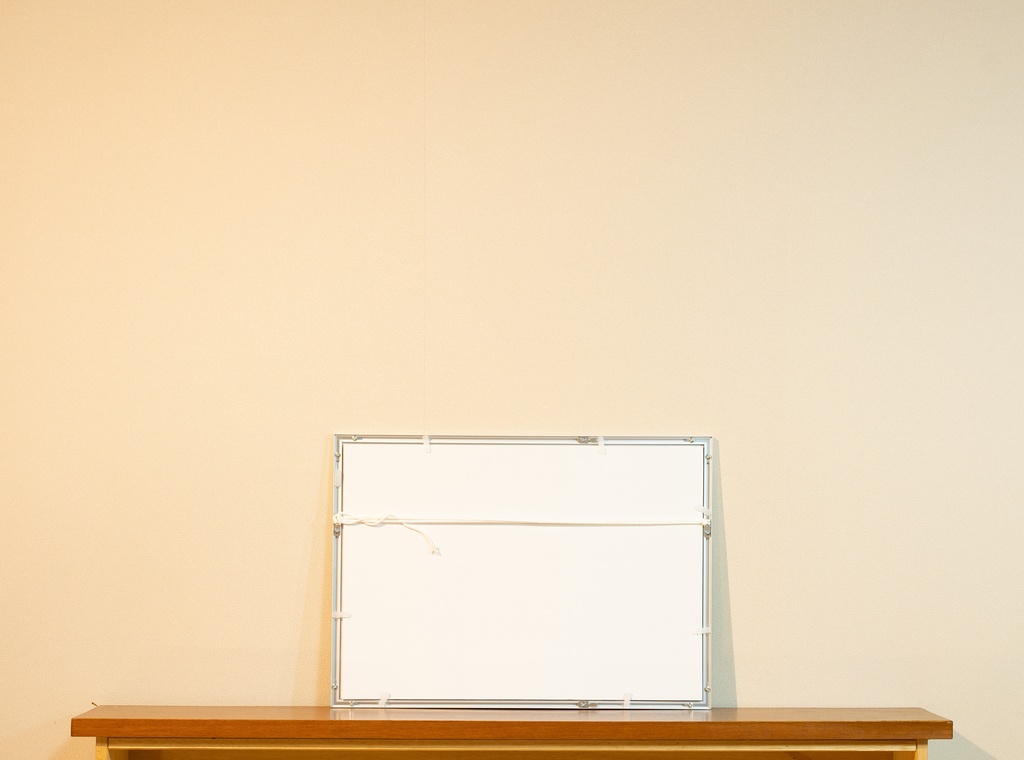 「ダンスフロア dance floor」 アルミフレーム A3 (420X297mm) 2017年作成