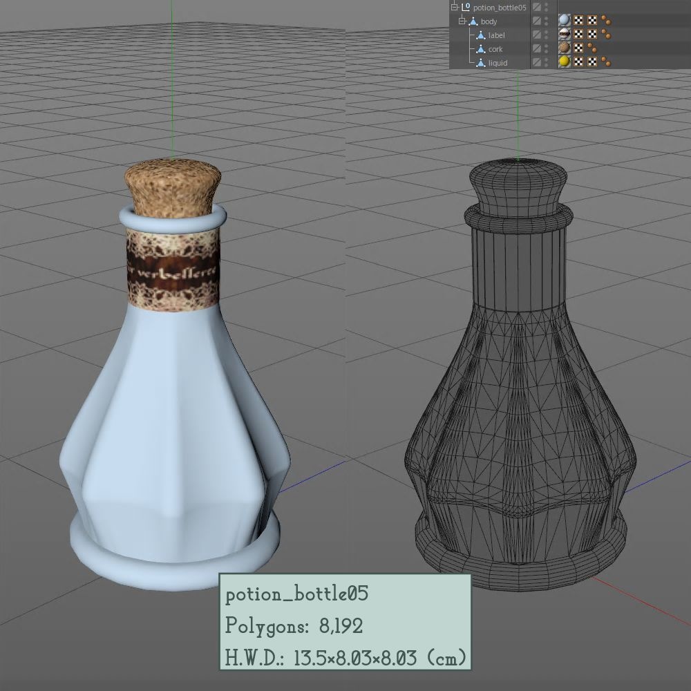 ポーションボトルセット
