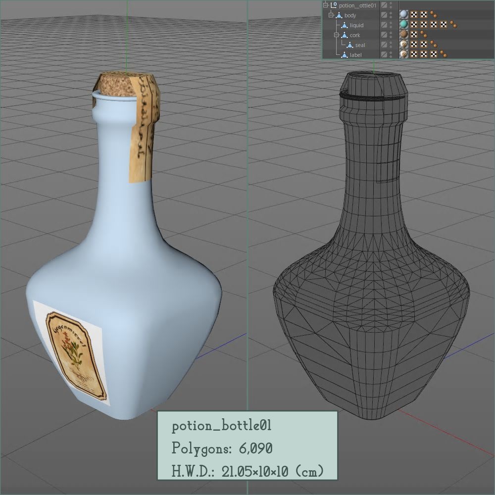 ポーションボトルセット