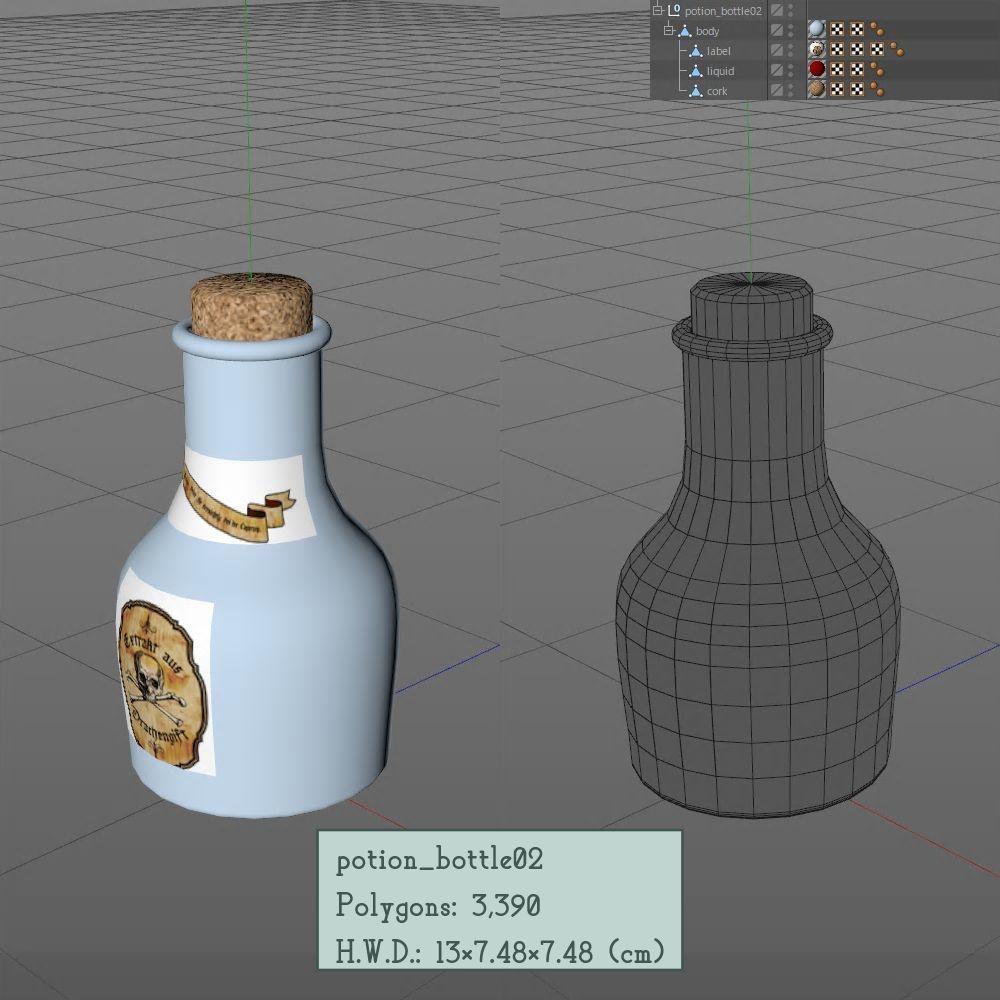 ポーションボトルセット