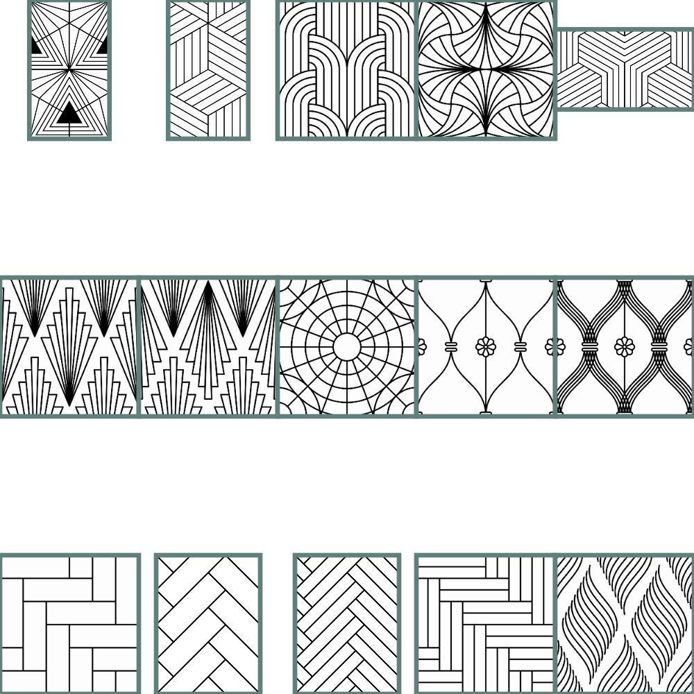 アールデコ装飾セット