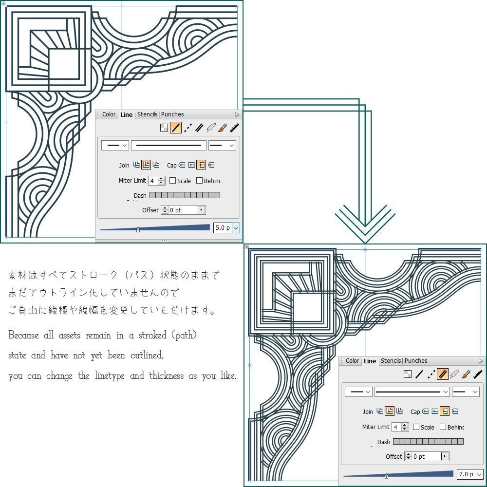 アールデコ装飾セット