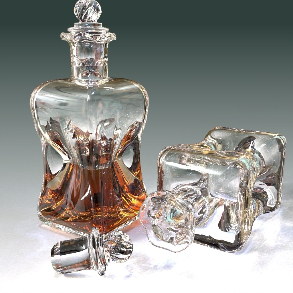 アンティークデキャンタセット