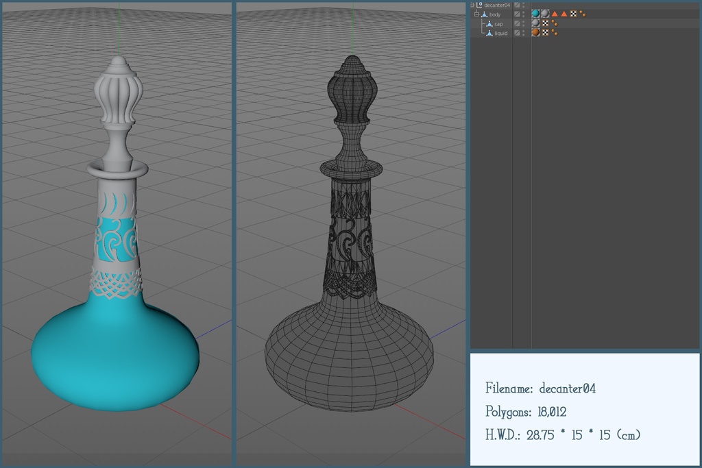 アンティークデキャンタセット