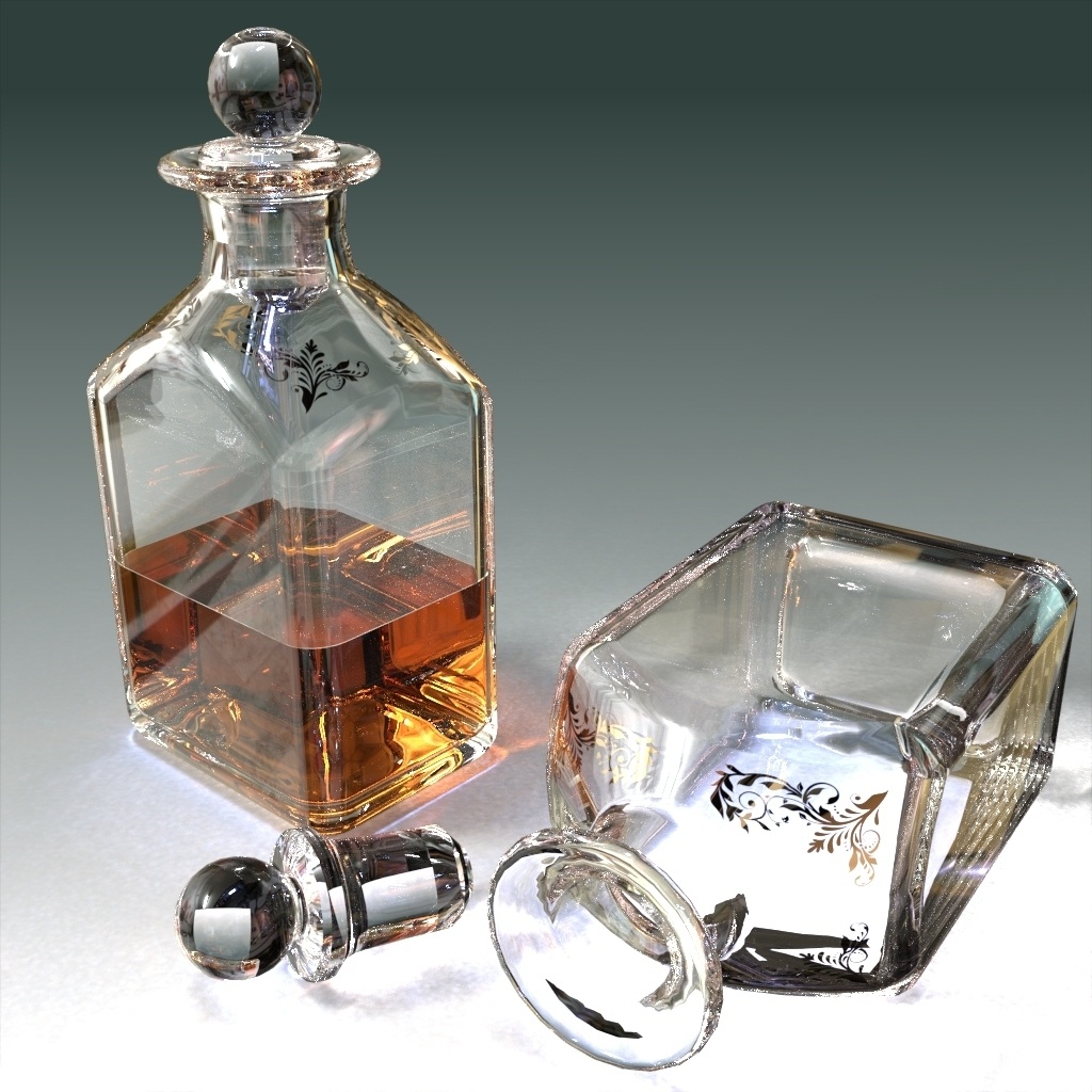 アンティークデキャンタセット