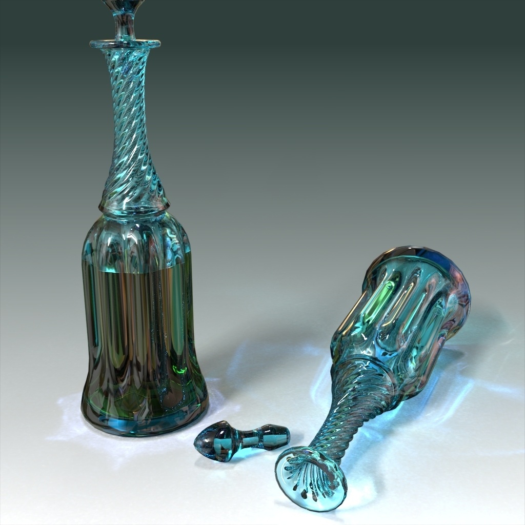 アンティークデキャンタセット