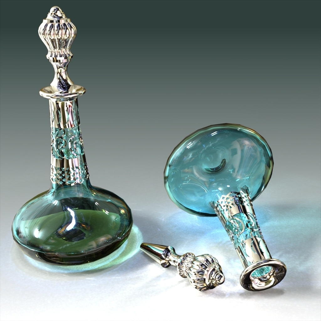 アンティークデキャンタセット