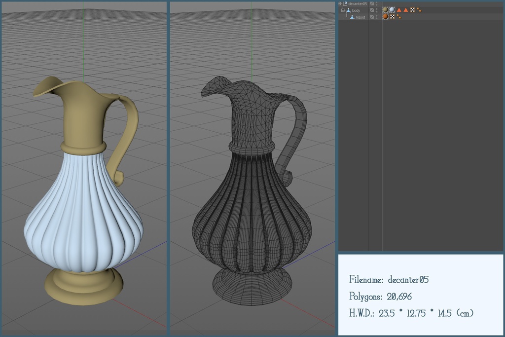 アンティークデキャンタセット