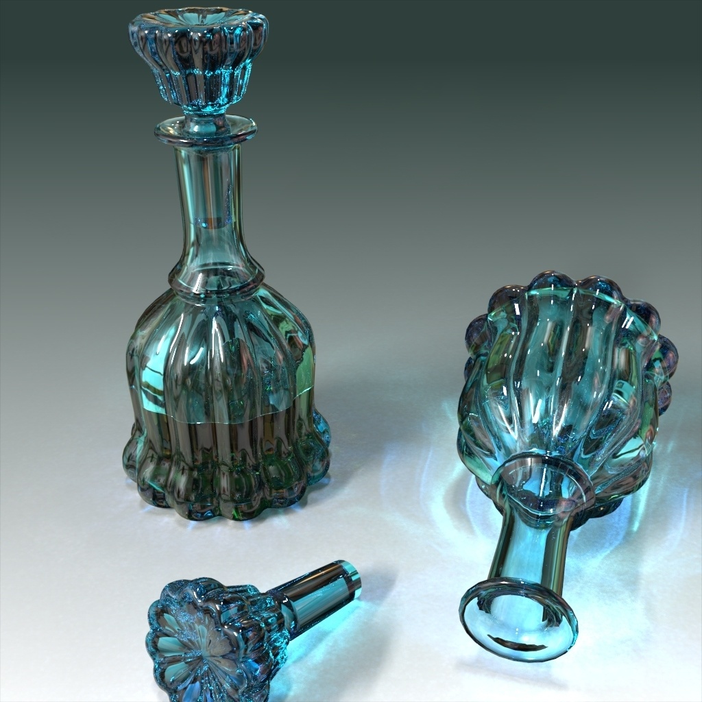 アンティークデキャンタセット