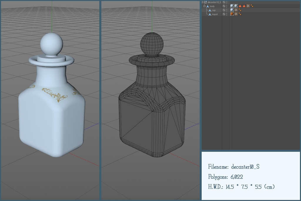 アンティークデキャンタセット