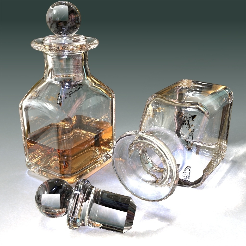 アンティークデキャンタセット