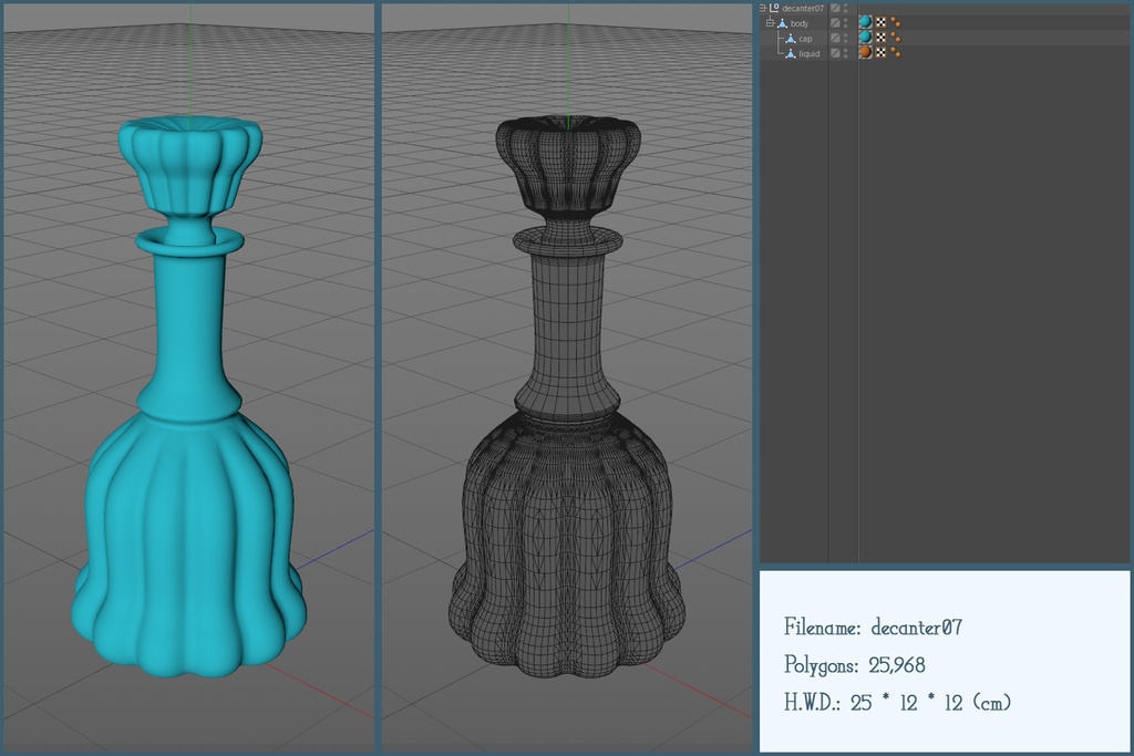 アンティークデキャンタセット