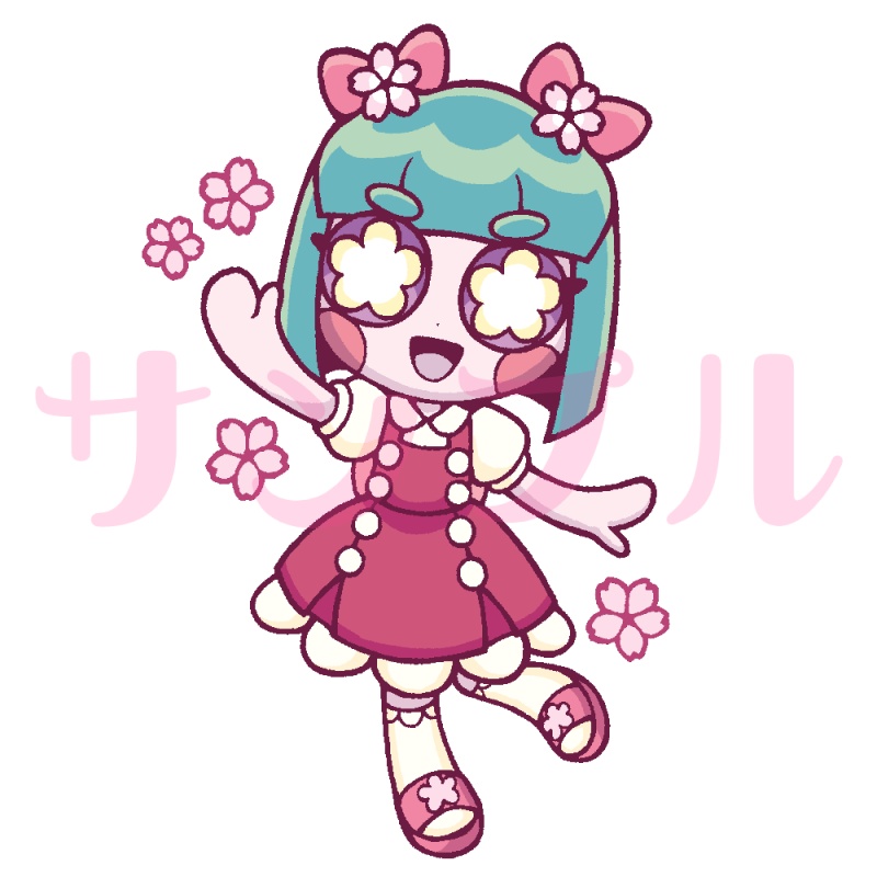 はなやぎ花子ちゃんアクリルストラップ（桜エディション）