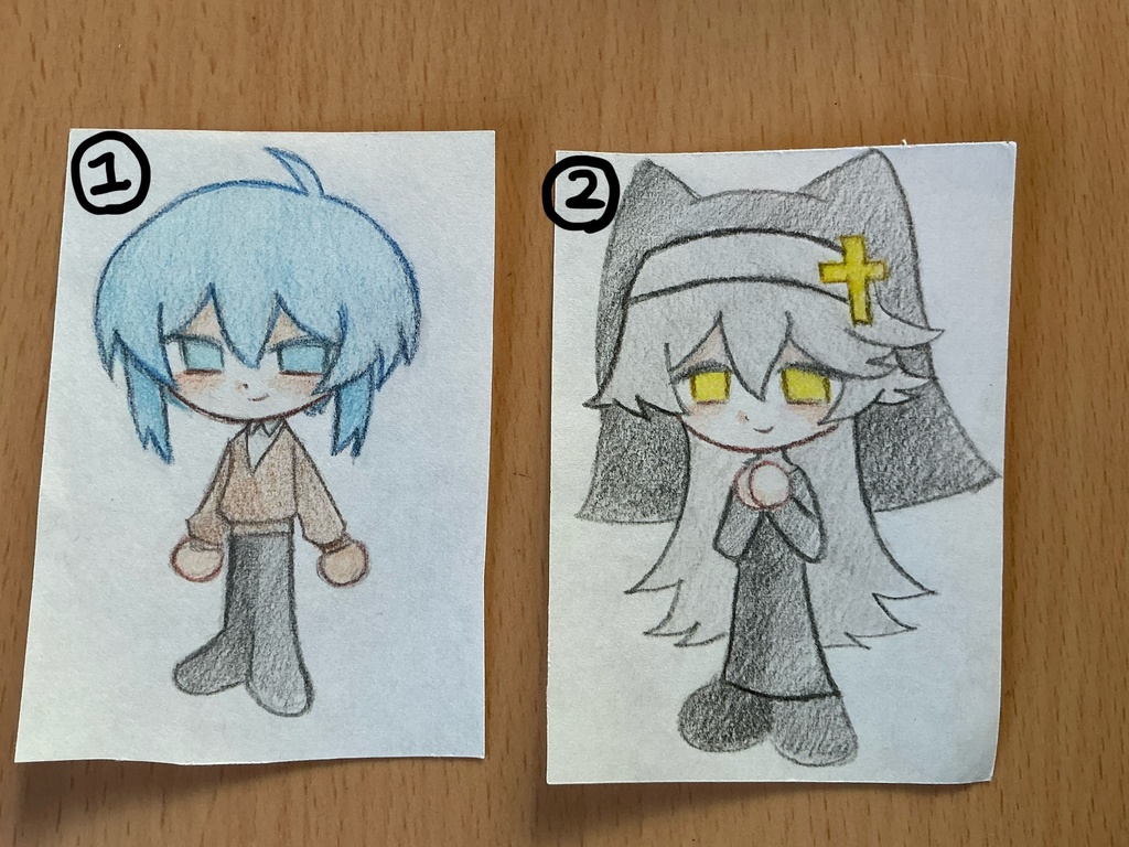 色鉛筆イラスト 原画