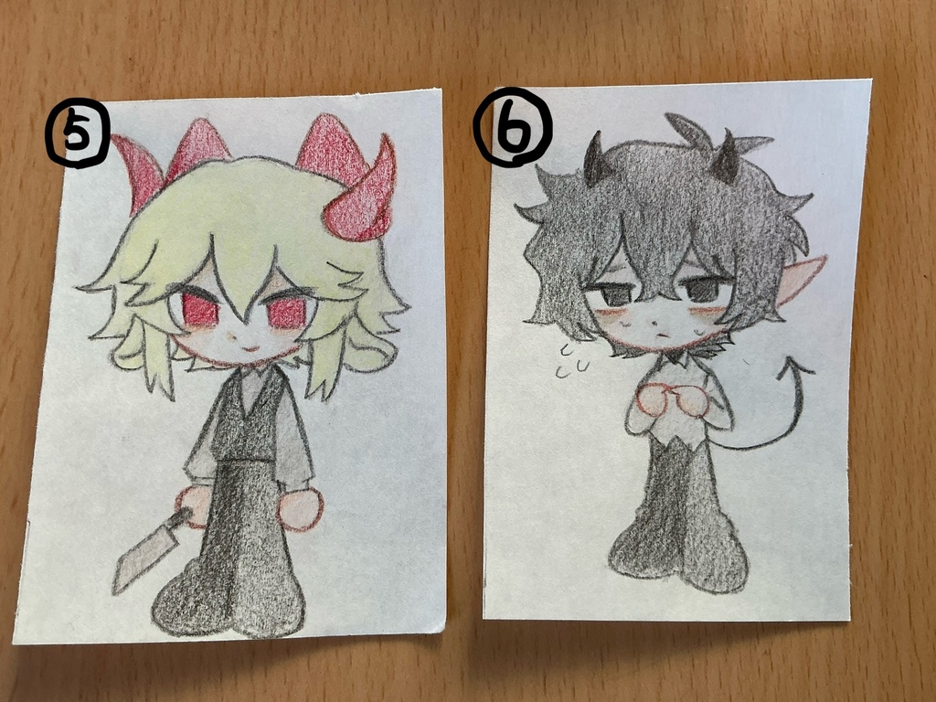 色鉛筆イラスト 原画