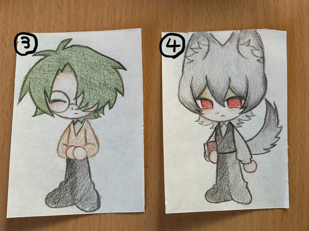 色鉛筆イラスト 原画