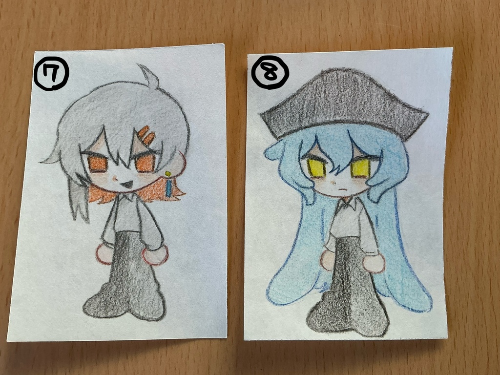 色鉛筆イラスト 原画