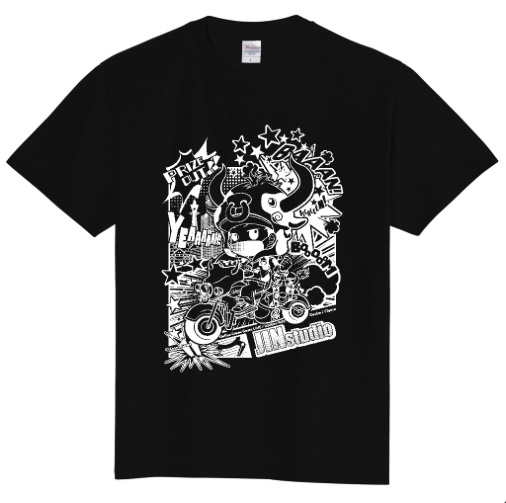 （受注生産）JINstudio　2021SUMMER Tシャツ　ブラック　7月15日締切