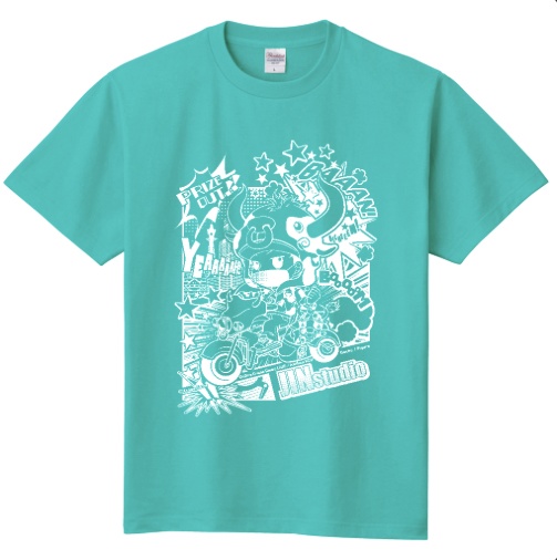 （受注生産）JINstudio 2021SUMMER Tシャツ　ミント　7月15日締切