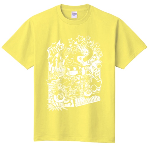 (受注生産)JINstudio 2021SUMMER Tシャツ イエロー 7月15日締切