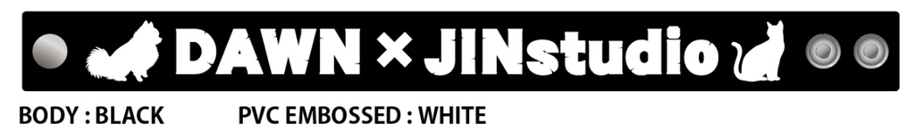 DAWN×JINstudioコラボラバーバンド【BLACK】