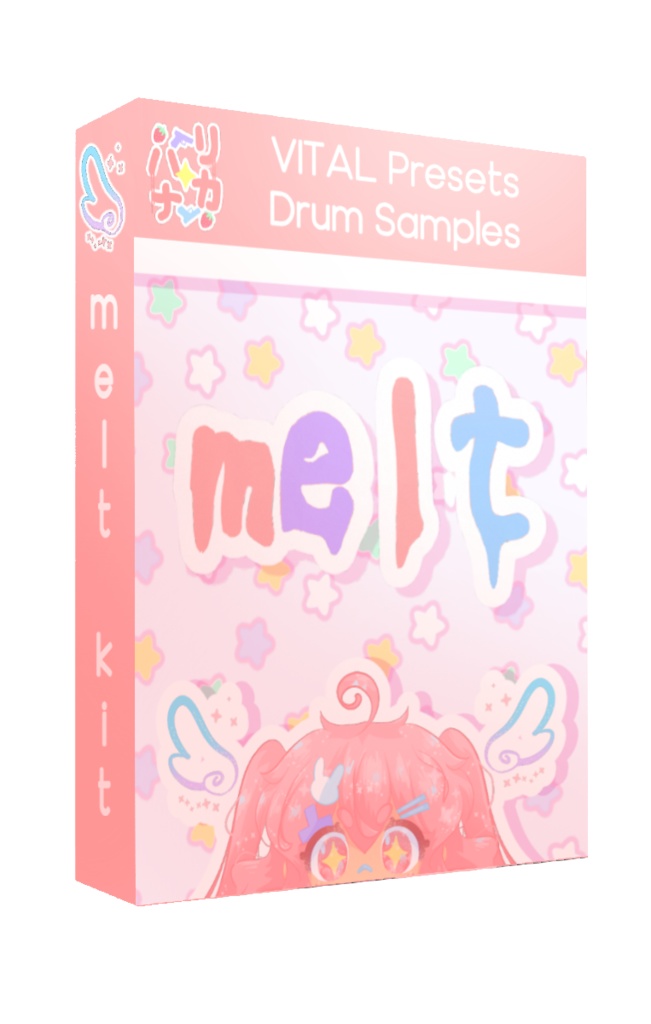 MELT (ゆめかわトラップサンプルとVITALプラグインプリセットパック)