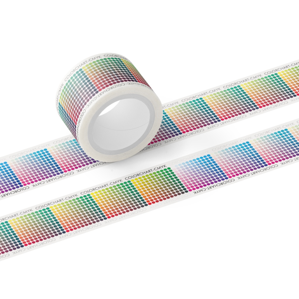 カラーチャートマスキングテープ