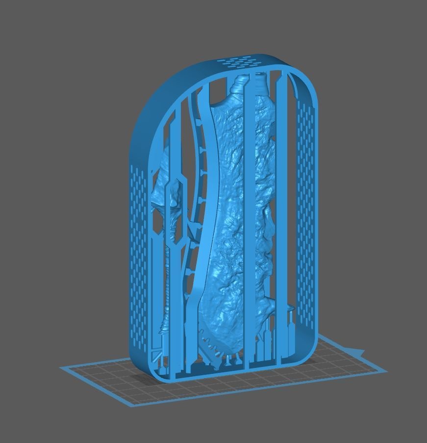 プラモデル用武器ガレージキット"岩石の特大剣" プリント用3Dデータ