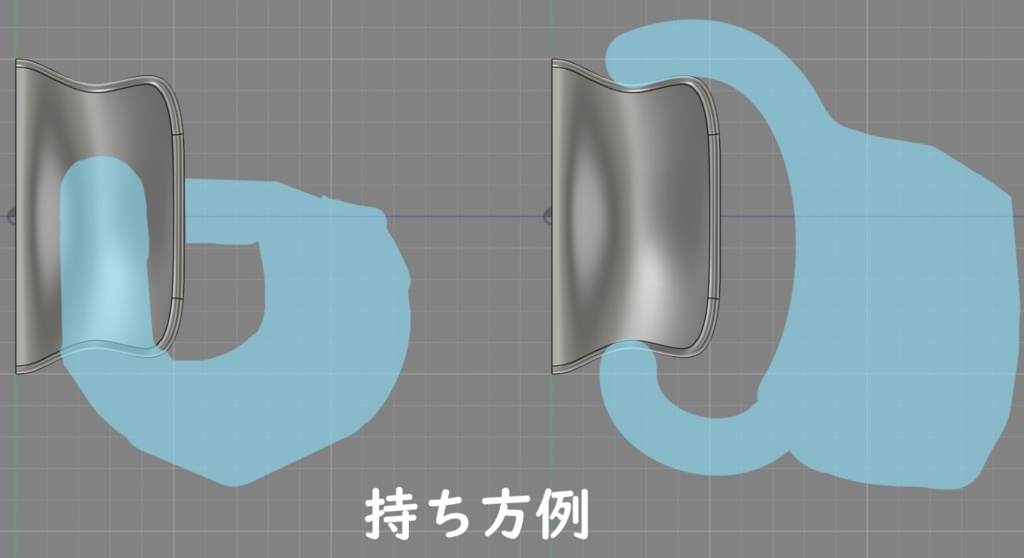 やすりハンドル(3Dプリントデータ)