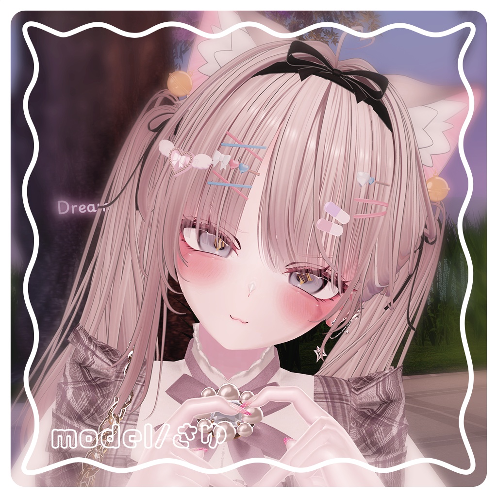 ♡PureRibbon♡【3Dアクセサリーモデル】