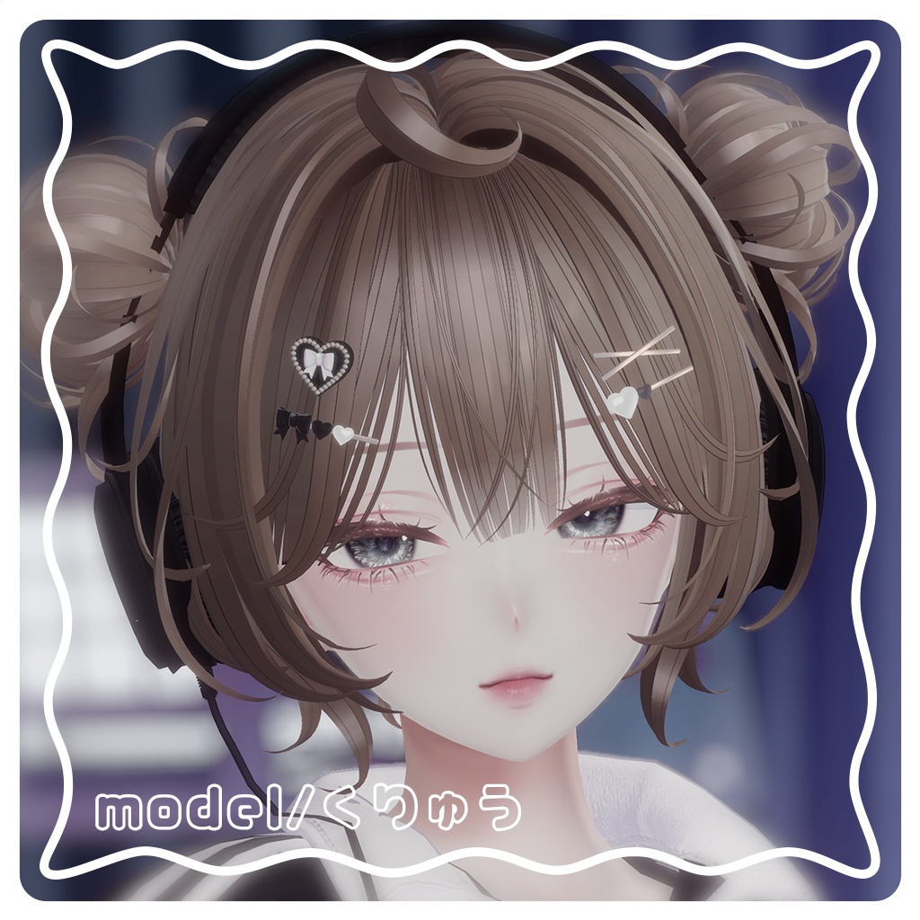 ♡PureRibbon♡【3Dアクセサリーモデル】