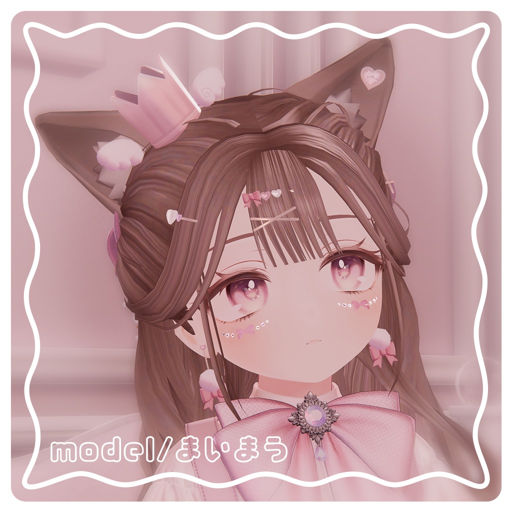 ♡PureRibbon♡【3Dアクセサリーモデル】