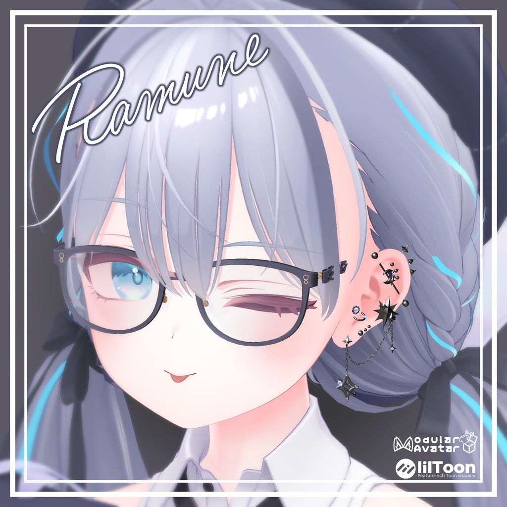 【🌟対応追加記念SALE🌟】✧StarChain✧【VRChat向けピアス】