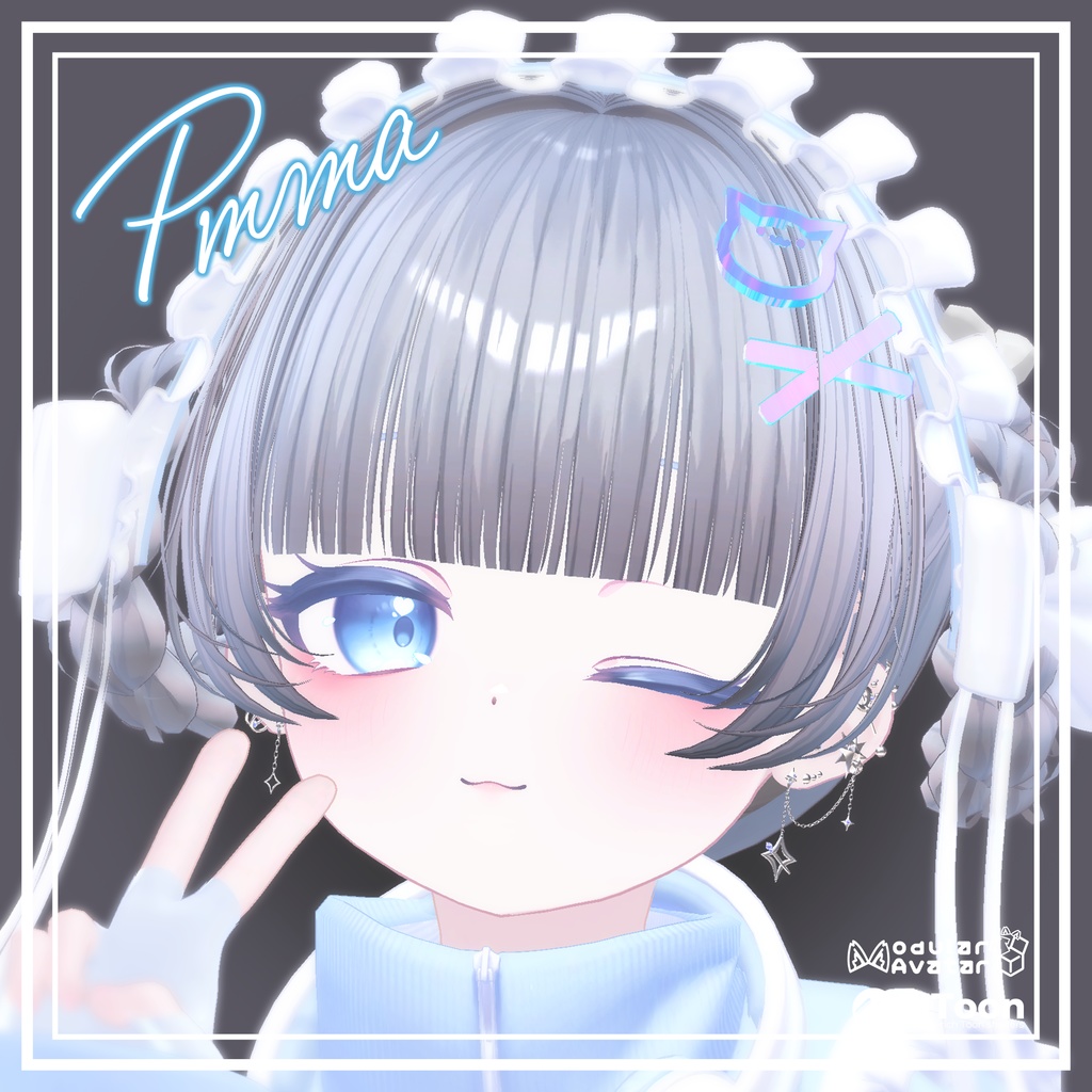 【🌟アバター追加SALE🌟】✧StarChain✧【VRChat向けピアス】